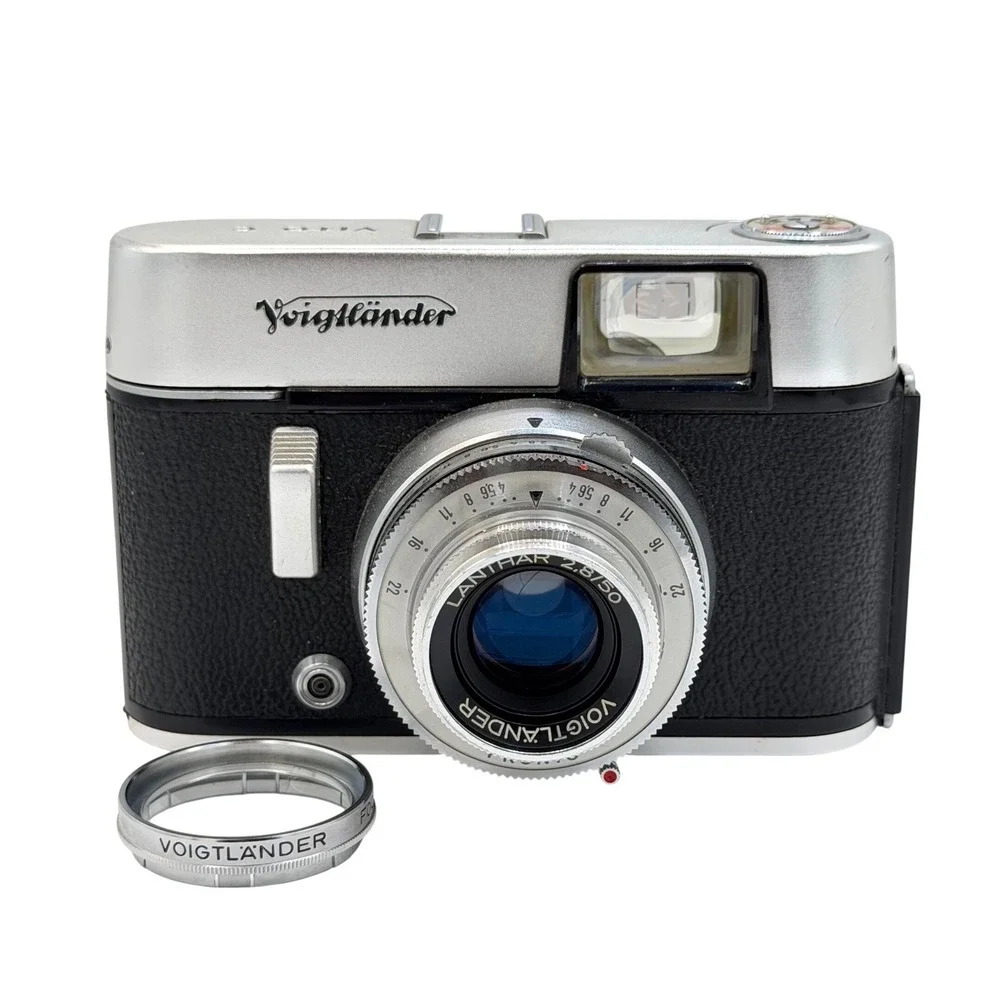 Voigtlander Vito C 35mm Film Camera Lanthar 2.8/50 Lens Pronto Shutter Focar 1